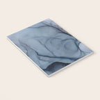 Blush and Payne's Gray Abstract Split Notebook Gallery Image 3