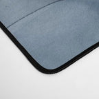 Blush and Payne's Gray Abstract Split Desk Mat Gallery Image 4