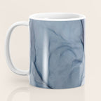 Blush and Payne's Gray Abstract Split Coffee Mug Gallery Image 3