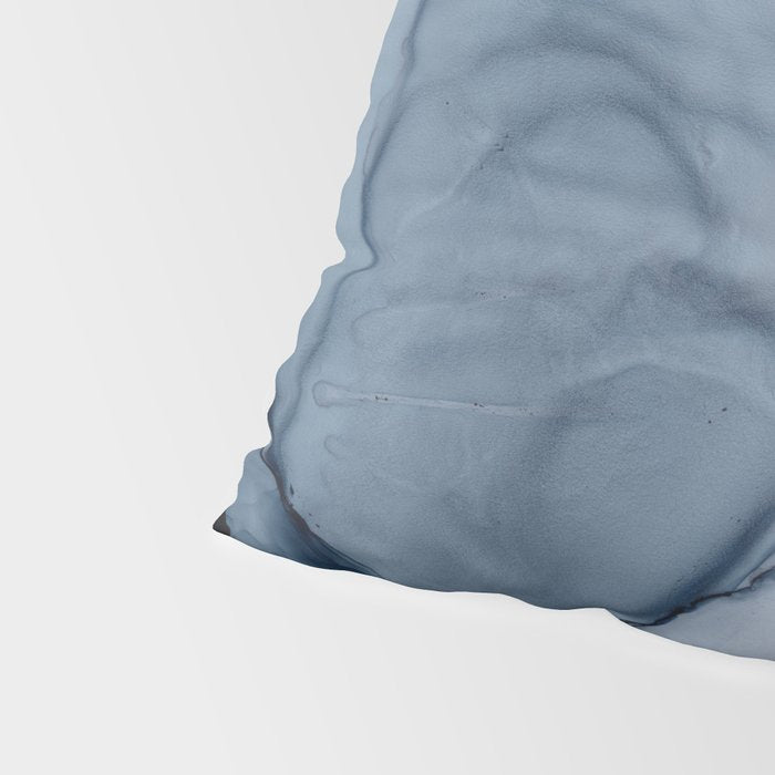 Blush and Payne's Gray Abstract Split Pillow Sham Gallery Image 4