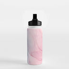 Blush and Payne's Gray Abstract Split Water Bottle Gallery Image 2