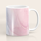 Blush and Payne's Gray Abstract Split Coffee Mug Gallery Image 1