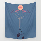 Cat Landscape 19 Wall Tapestry Gallery Image 4