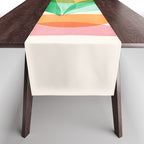 Summer Stack Abstract Plant Illustration Table Runner Gallery Image 1