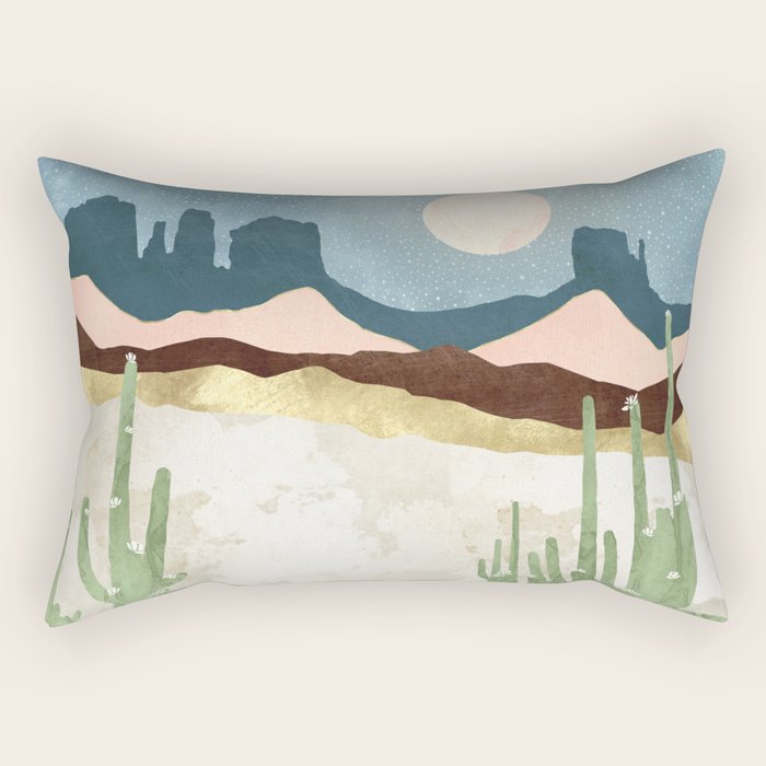 Desert Bloom Rectangular Pillow Gallery Image 1