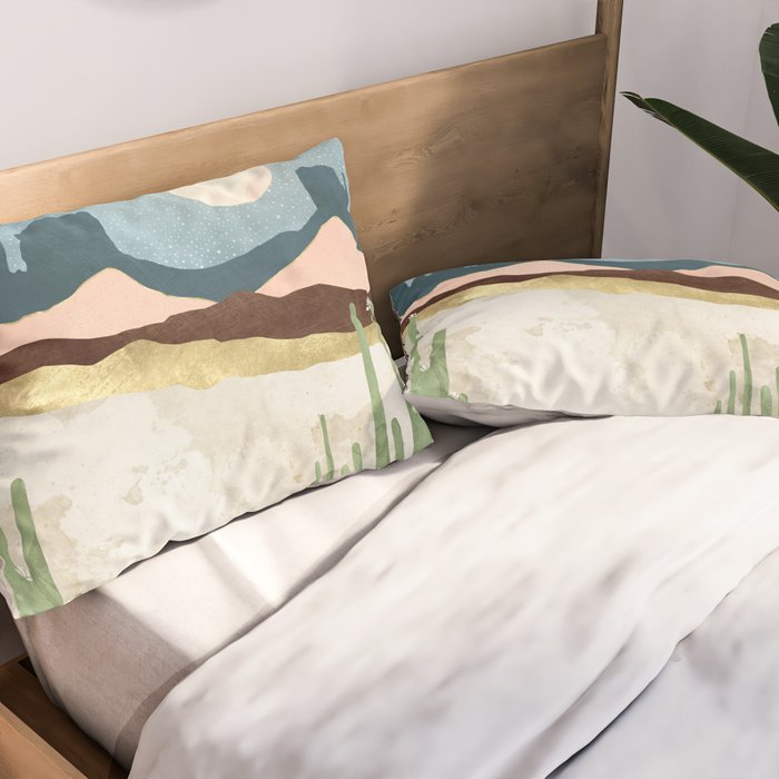 Desert Bloom Pillow Sham Gallery Image 2