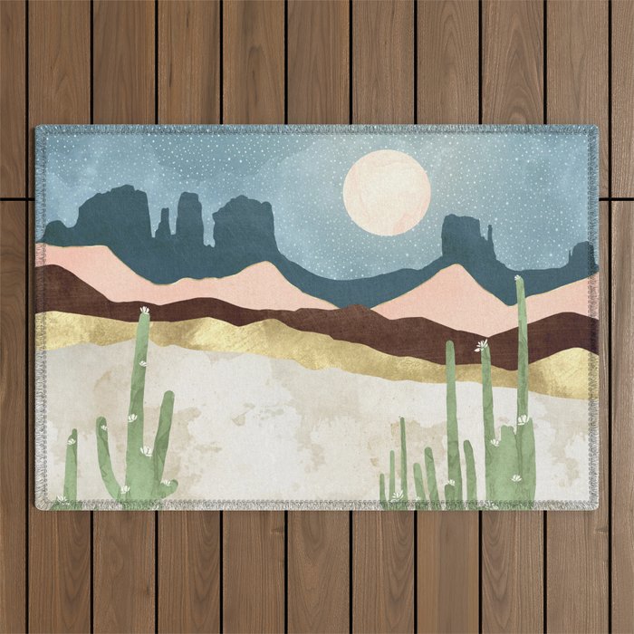 Desert Bloom Outdoor Rug Gallery Image 1