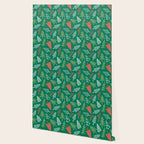 Christmas pine tree doodle pattern Wallpaper Gallery Image 2