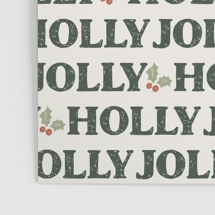 Holly Jolly Neutral Poster Gallery Image 3