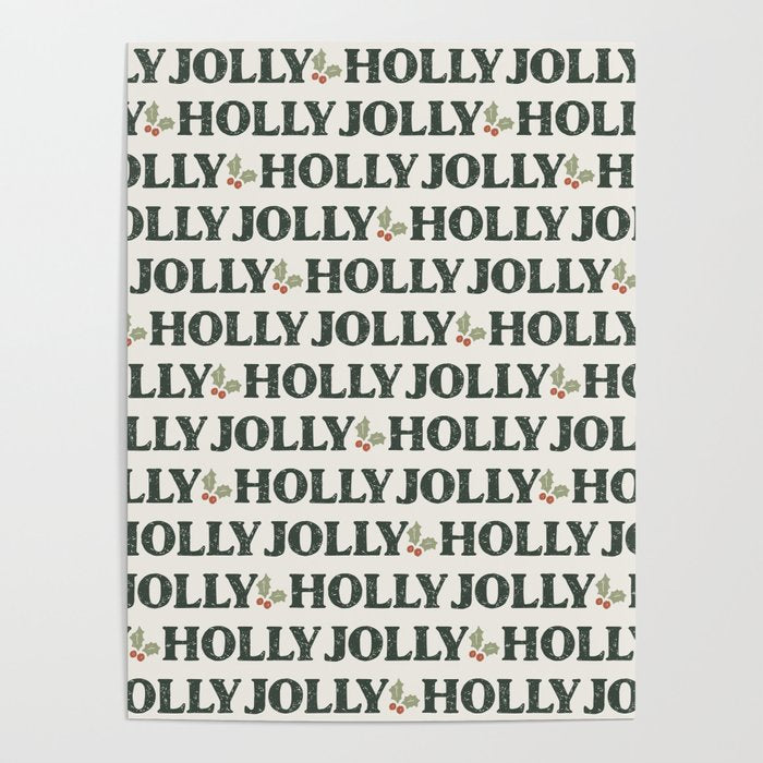 Holly Jolly Neutral Poster Gallery Image 4
