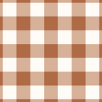 Latte Brown Gingham Coffee Mug Gallery Image 2