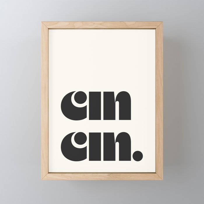 cin cin. Mini Art Print Gallery Image 1