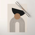 Dara - Mid Century Modern Abstract Art Wrapping Paper Gallery Image 1