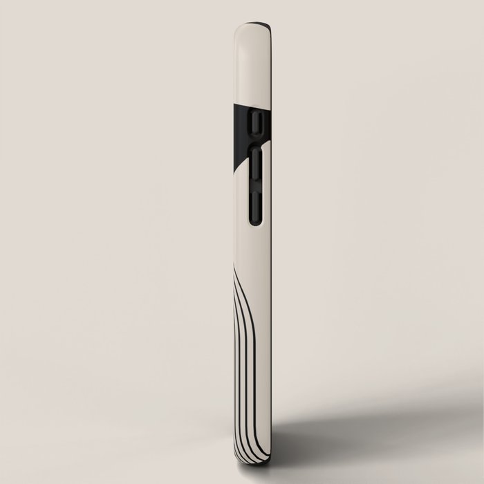Dara - Mid Century Modern Abstract Art iPhone Case Gallery Image 2