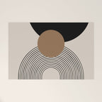 Dara - Mid Century Modern Abstract Art Welcome Mat Gallery Image 1