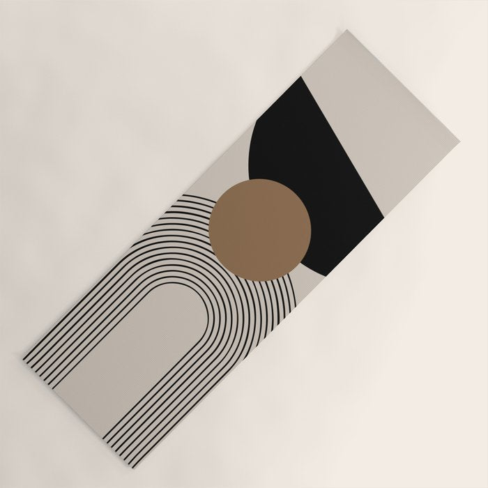Dara - Mid Century Modern Abstract Art Yoga Mat Gallery Image 1