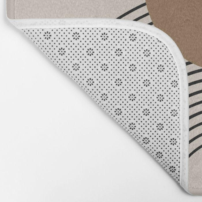 Dara - Mid Century Modern Abstract Art Bath Mat Gallery Image 2