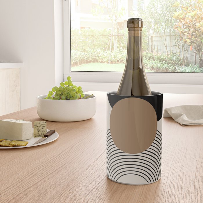 Dara - Mid Century Modern Abstract Art Wine Chiller Gallery Image 4