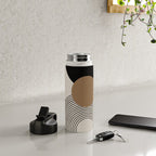 Dara - Mid Century Modern Abstract Art Water Bottle Gallery Image 4