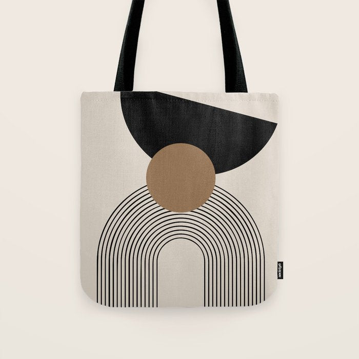 Dara - Mid Century Modern Abstract Art Tote Bag Gallery Image 1