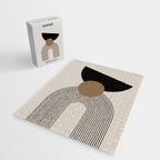 Dara - Mid Century Modern Abstract Art Jigsaw Puzzle Gallery Image 2