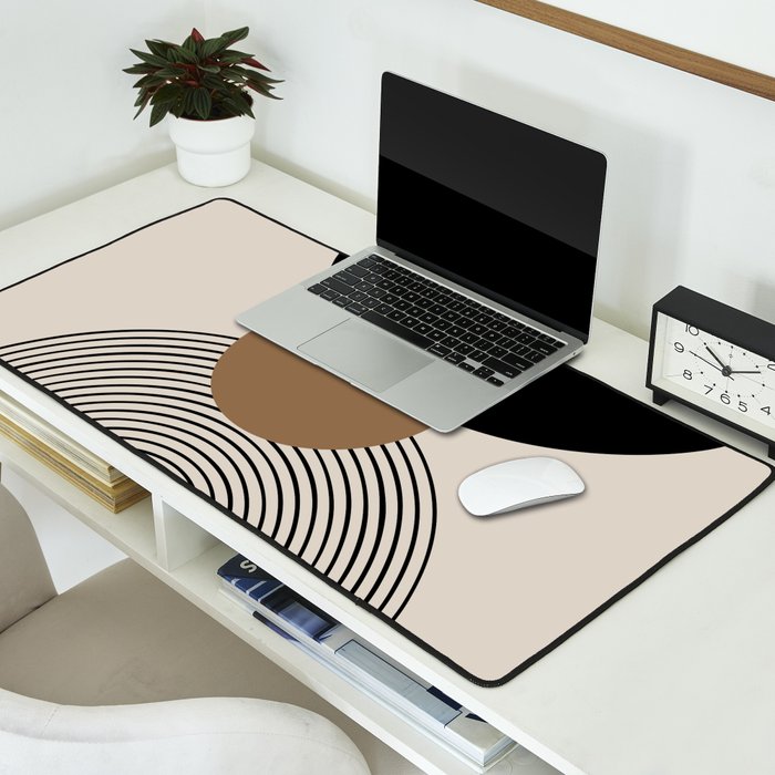 Dara - Mid Century Modern Abstract Art Desk Mat Gallery Image 2