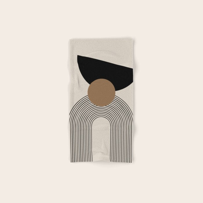 Dara - Mid Century Modern Abstract Art Bath Towel Gallery Image 1