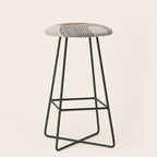 Dara - Mid Century Modern Abstract Art Stool Gallery Image 1