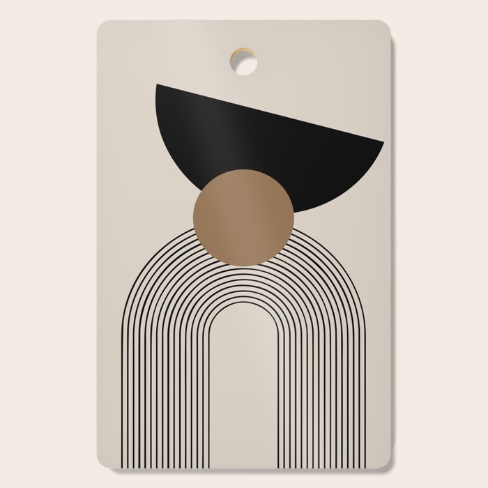 Dara - Mid Century Modern Abstract Art Cutting Board Gallery Image 1