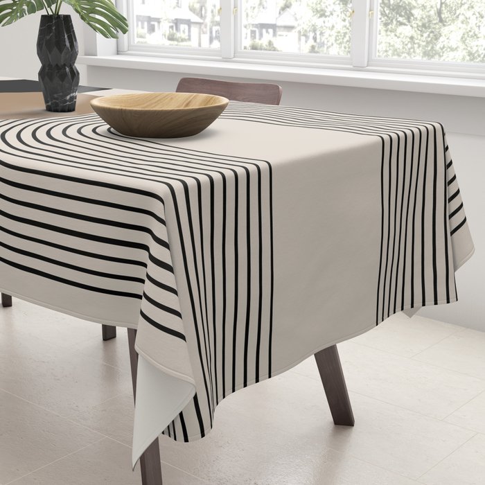 Dara - Mid Century Modern Abstract Art Tablecloth Gallery Image 3