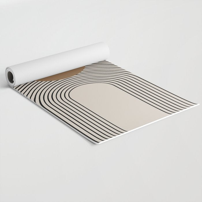 Dara - Mid Century Modern Abstract Art Yoga Mat Gallery Image 2