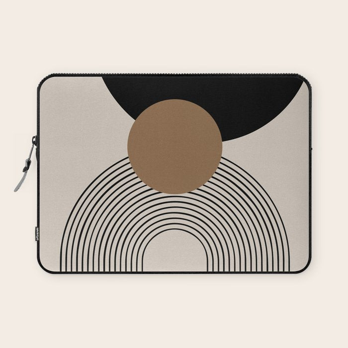 Dara - Mid Century Modern Abstract Art Laptop Sleeve Gallery Image 1