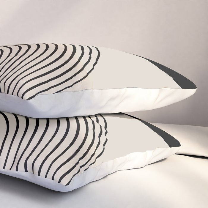 Dara - Mid Century Modern Abstract Art Pillow Sham Gallery Image 3