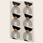 Dara - Mid Century Modern Abstract Art Wallpaper Gallery Image 2