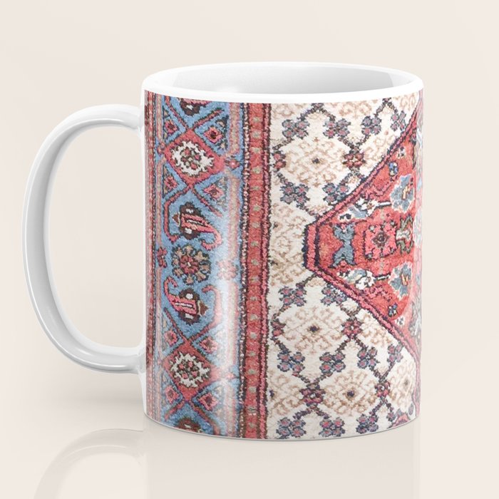 Hamadan  Antique Persian Rug Print Coffee Mug Gallery Image 3