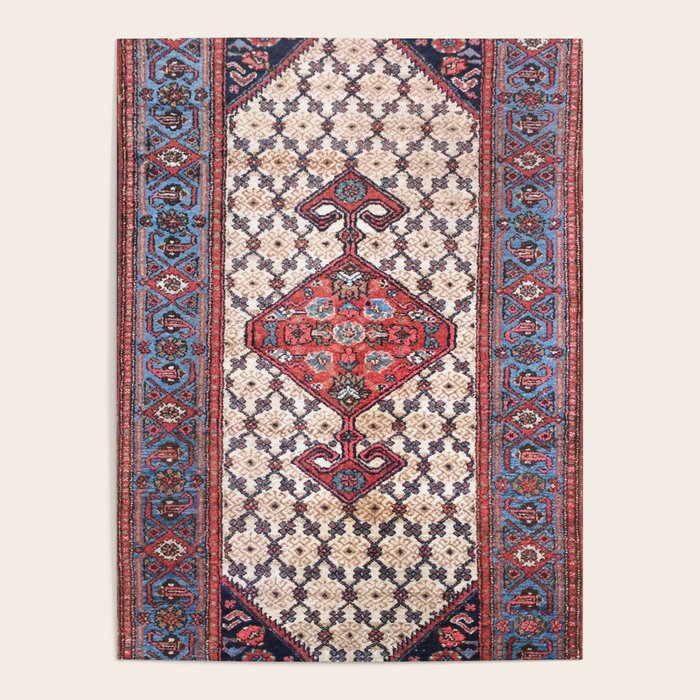 Hamadan  Antique Persian Rug Print Poster Gallery Image 4
