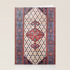 Hamadan  Antique Persian Rug Print Stationery Card Gallery Image 2