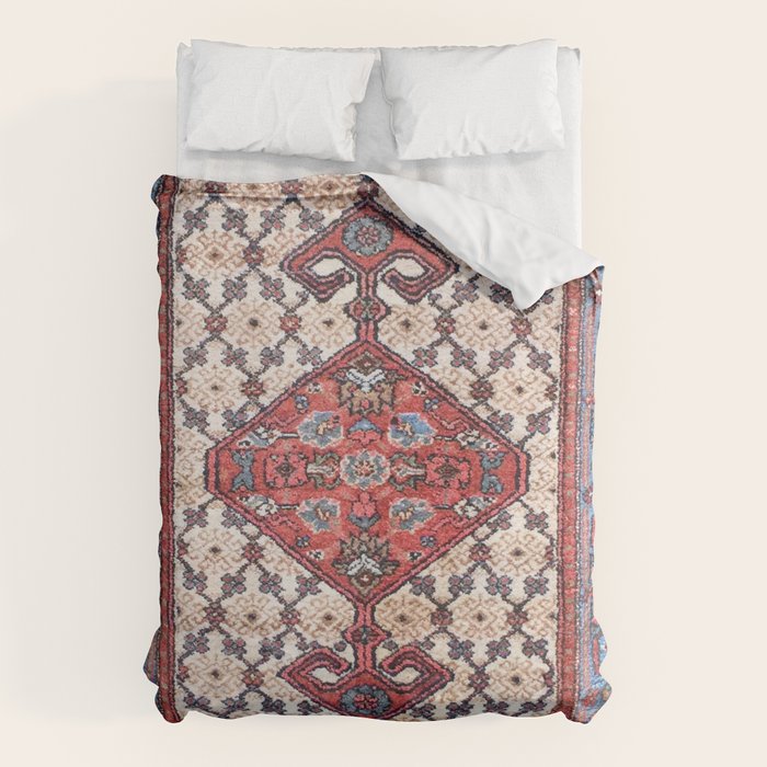 Hamadan  Antique Persian Rug Print Duvet Cover Gallery Image 6