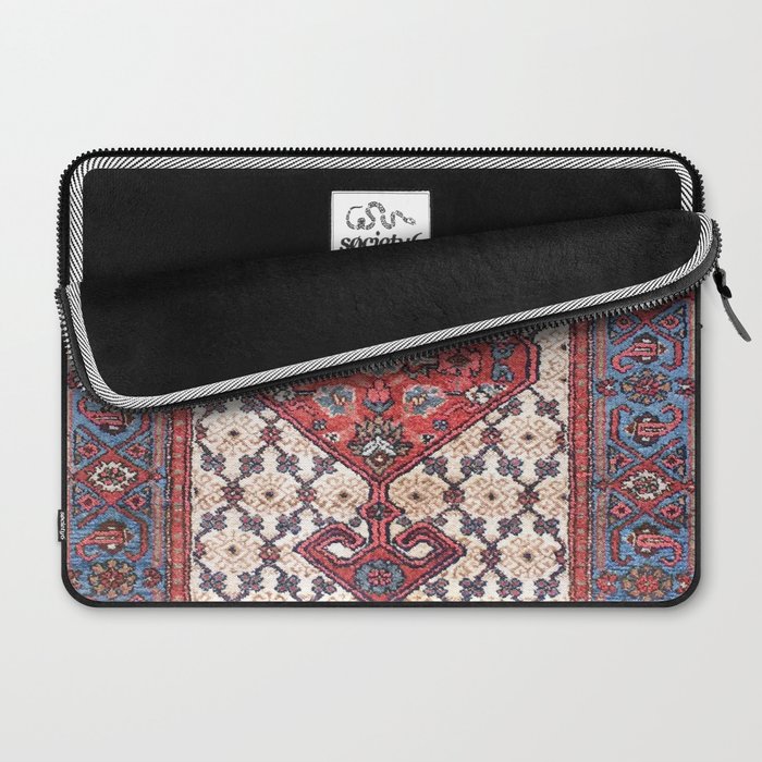 Hamadan  Antique Persian Rug Print Laptop Sleeve Gallery Image 2