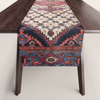 Hamadan  Antique Persian Rug Print Table Runner Gallery Image 1