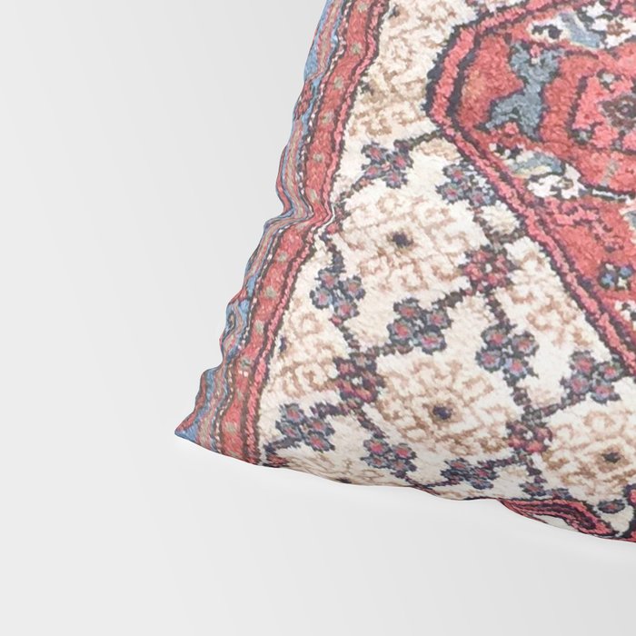 Hamadan  Antique Persian Rug Print Pillow Sham Gallery Image 4