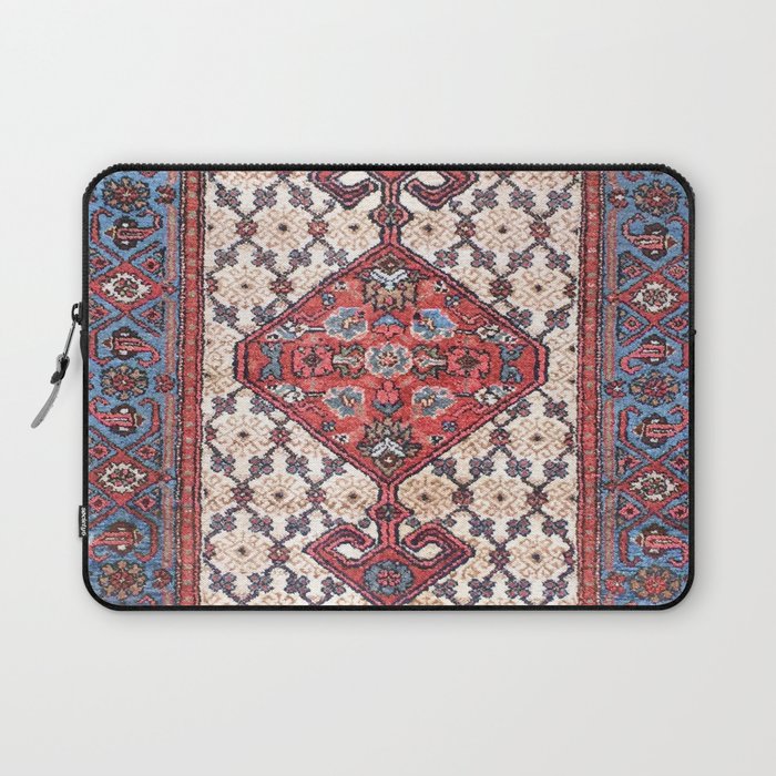Hamadan  Antique Persian Rug Print Laptop Sleeve Gallery Image 1