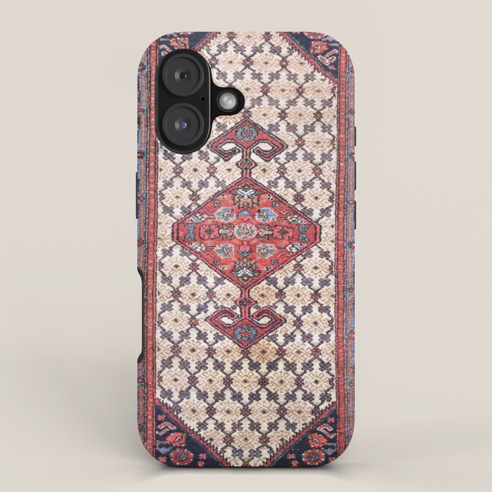 Hamadan  Antique Persian Rug Print iPhone Case Gallery Image 1