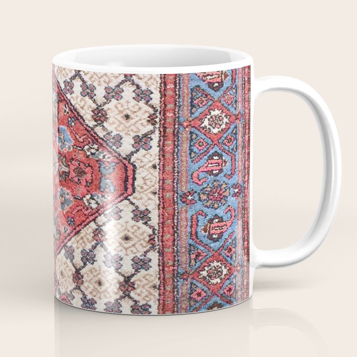 Hamadan  Antique Persian Rug Print Coffee Mug Gallery Image 1