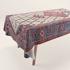 Hamadan  Antique Persian Rug Print Tablecloth Gallery Image 1