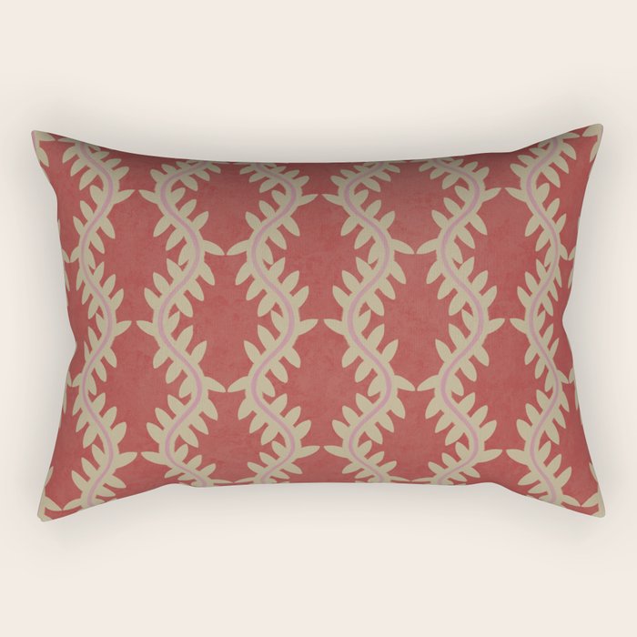 Wheatberry Vines Rectangular Pillow Gallery Image 1
