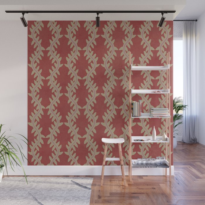 Wheatberry Vines Wall Mural Gallery Image 1