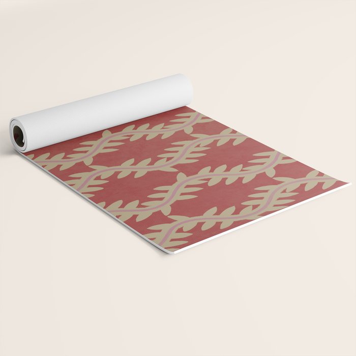 Wheatberry Vines Yoga Mat Gallery Image 2