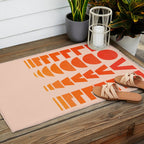 Abstraction_LOVE_SUNSET_Minimalism_001 Outdoor Rug Gallery Image 2