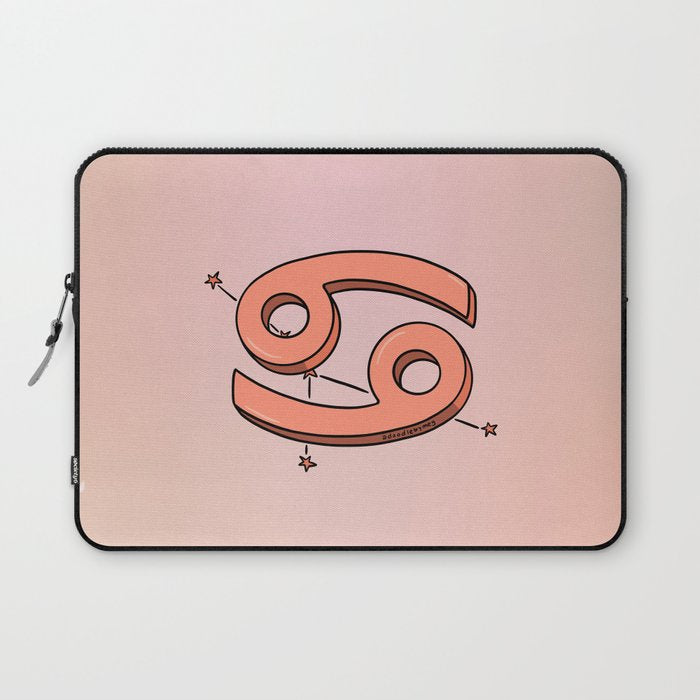 Cancer Symbol Laptop Sleeve Gallery Image 1